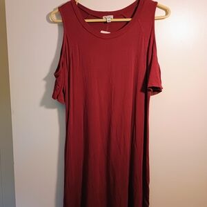 Love, Fire Burgundy Top